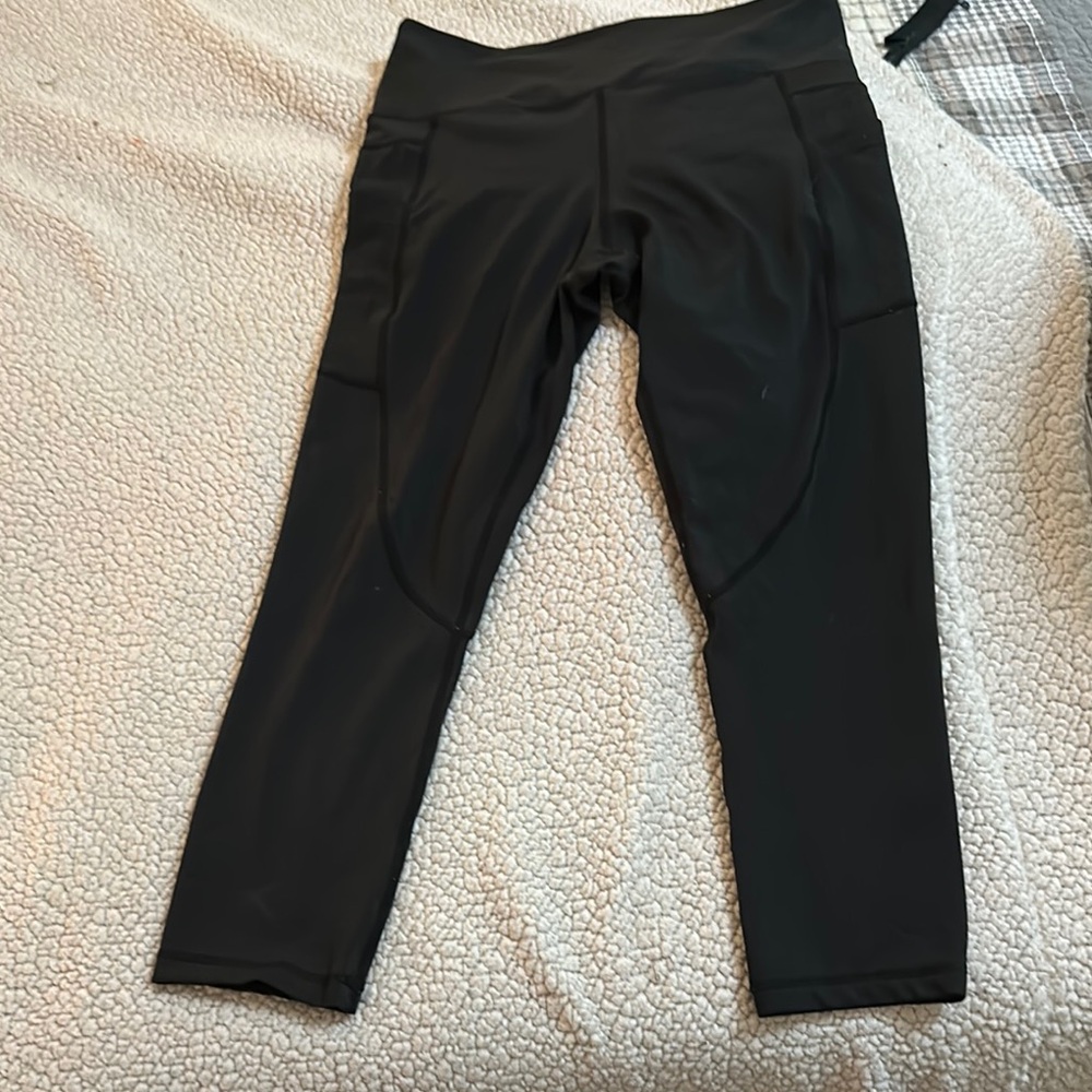 Zyia Black Athletic Leggings LnT size 6-8